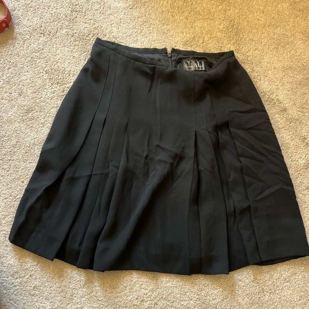 Vintage Nicole Miller Black Mini skirt